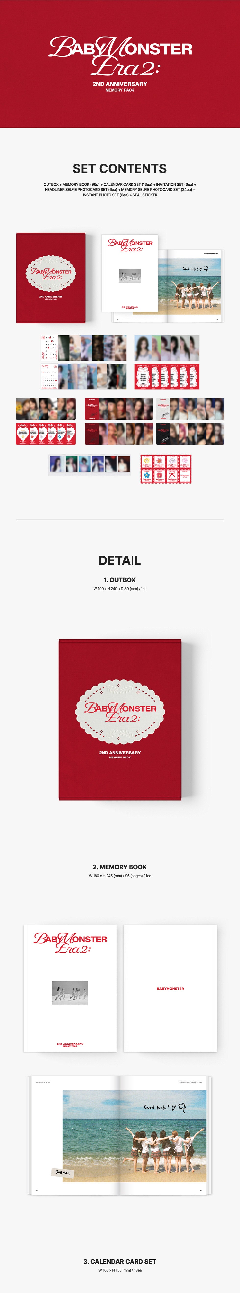 (PREVENTA) BABYMONSTER - ERA II | BABYMONSTER 2nd Anniversary Memory Pack