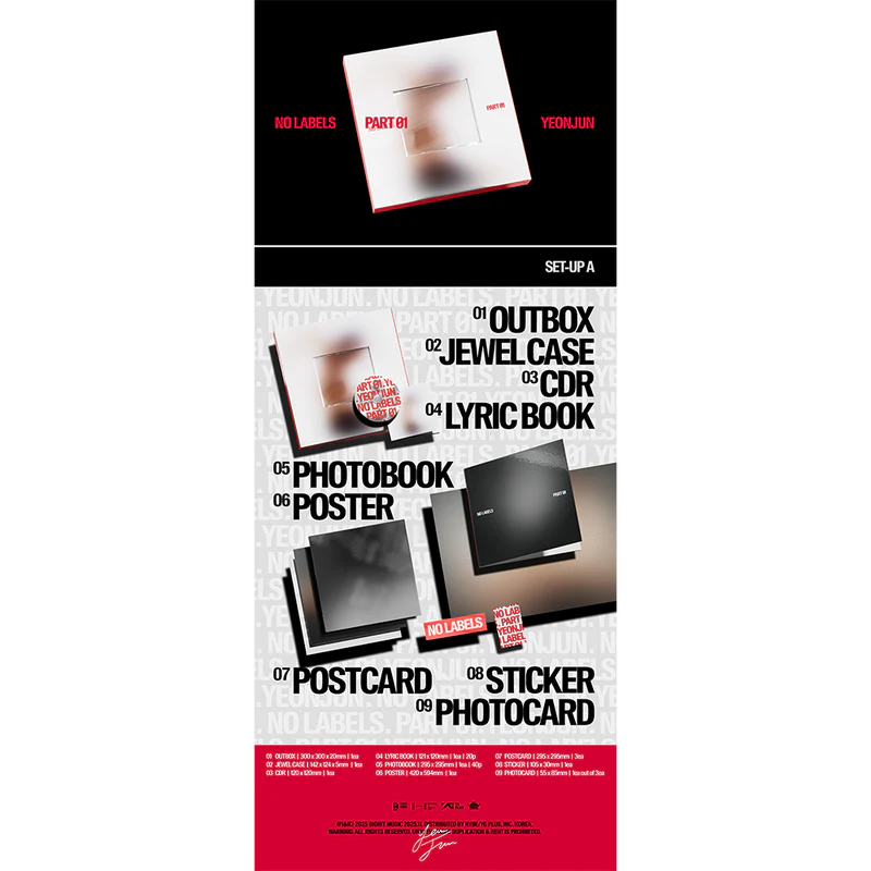 (PREVENTA) YEONJUN - NO LABELS: PART 01 (SET-UP A) (SIGNED JEWELCASE)