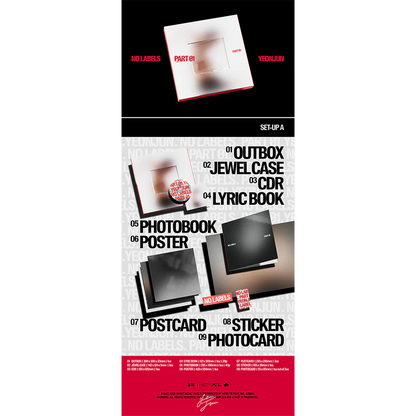 (PREVENTA) YEONJUN - NO LABELS: PART 01 (SET-UP A) (SIGNED JEWELCASE)