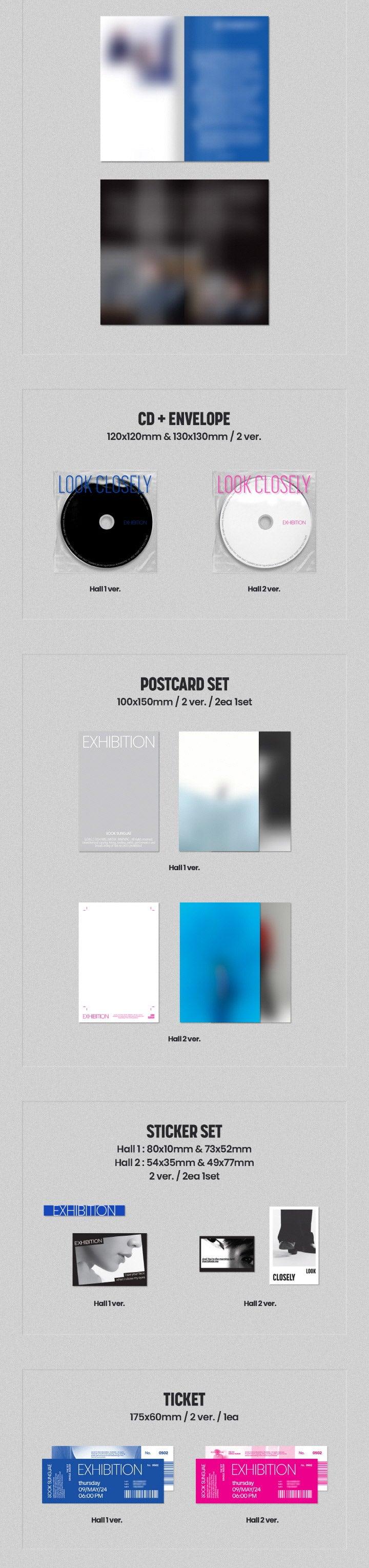 (BTOB) YOOK SUNGJAE - [EXHIBITION : Look Closely] 1st single album - K-POP WORLD