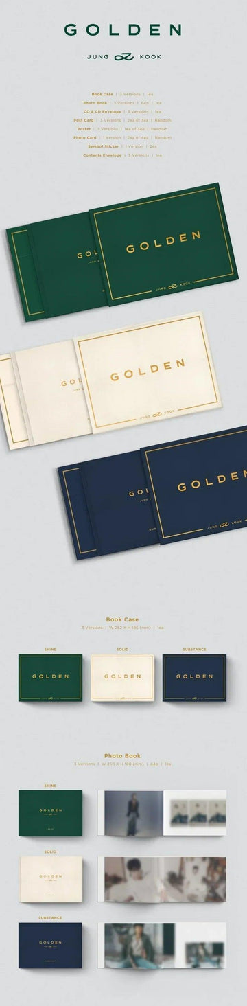 BTS JUNG KOOK - GOLDEN 1ST SOLO ALBUM (BARNES & NOBLE EXCLUSIVE