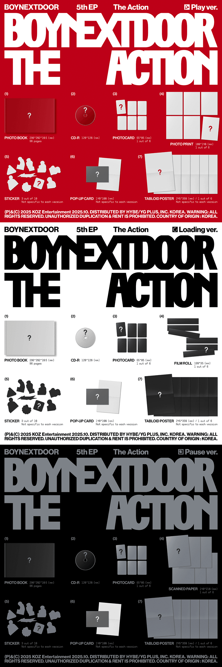 (PREVENTA) BOYNEXTDOOR - 5th EP [The Action]