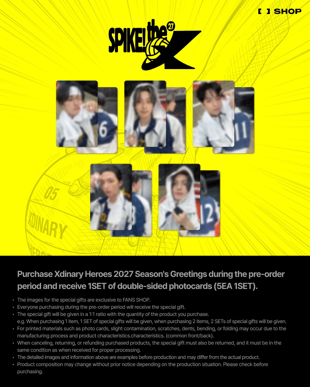 (PREVENTA) XDINARY HEROES - 2027 SEASON’S GREETINGS [SPIKE! THE X] + FANS SHOP GIFT