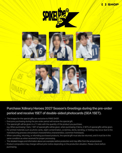 (PREVENTA) XDINARY HEROES - 2027 SEASON’S GREETINGS [SPIKE! THE X] + FANS SHOP GIFT