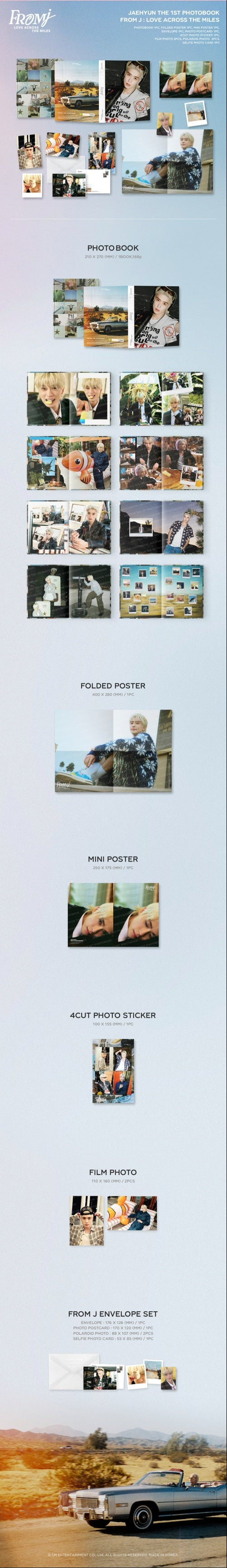 (PREVENTA) JAEHYUN - THE 1ST PHOTOBOOK [FROM J : LOVE ACROSS THE MILES] + WEVERSE GIFT