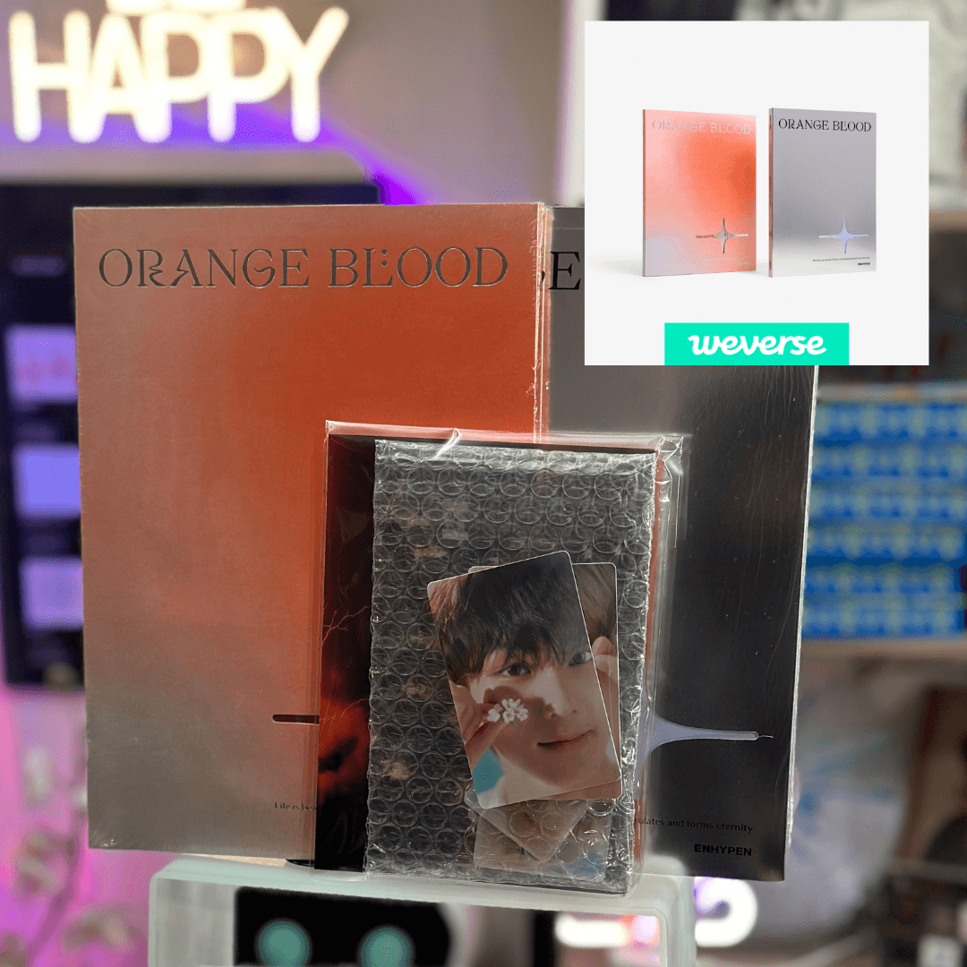 ENHYPEN - ORANGE BLOOD 5TH MINI ALBUM (SET) + WEVERSE GIFT - K-POP WORLD