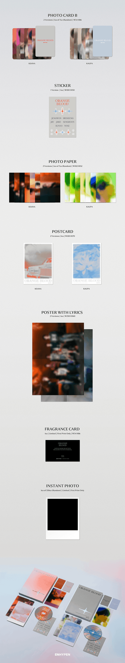 (PREVENTA) ENHYPEN - ORANGE BLOOD 5TH MINI ALBUM + WEVERSE GIFT - K-POP WORLD (7439896739975)