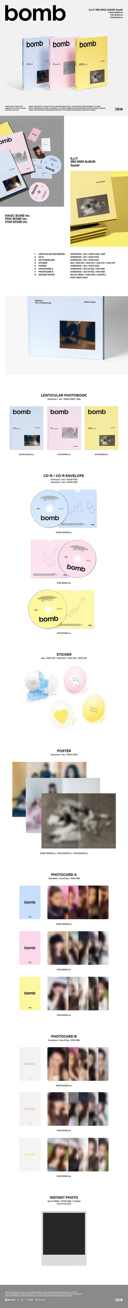 ILLIT - 3rd Mini Album [bomb]