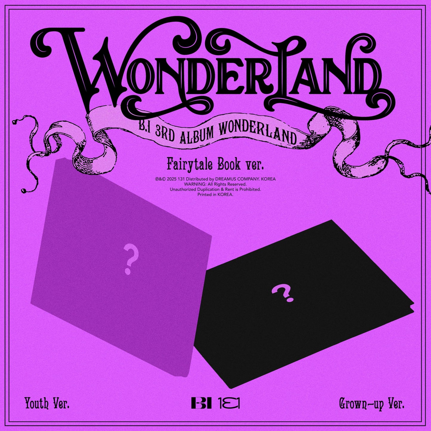(PREVENTA) B.I - 3rd Full Album [WONDERLAND]