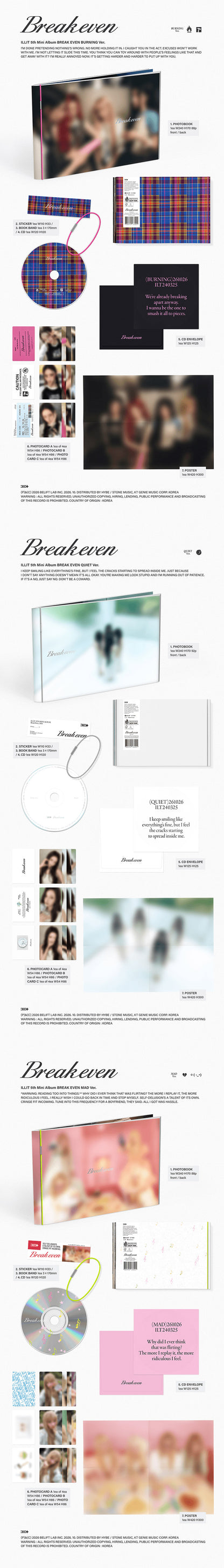 (PREVENTA) ILLIT - 5th Mini Album [BREAK EVEN] (SIGNED EXCLUSIVE)