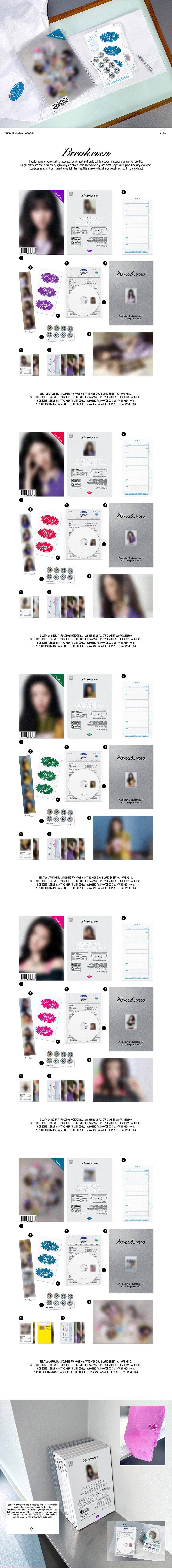 (PREVENTA) ILLIT - 5th Mini Album [BREAK EVEN] + WEVERSE GIFT (EARLY-BIRD)