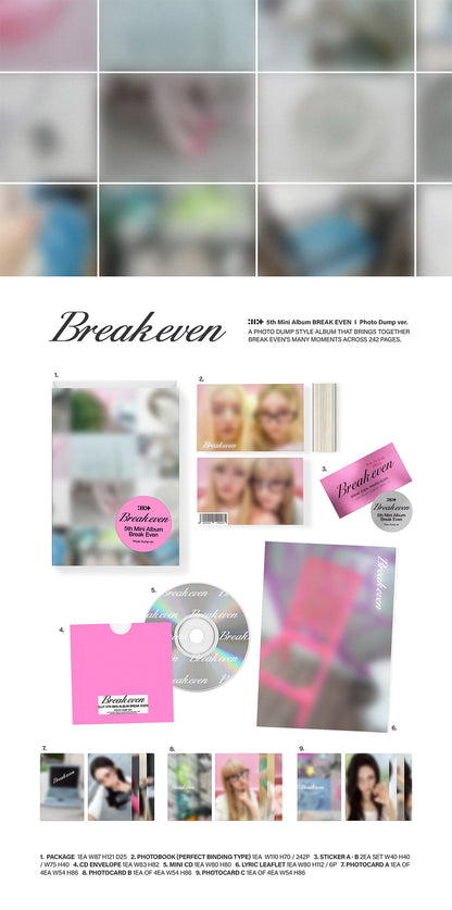 (PREVENTA) ILLIT - 5th Mini Album [BREAK EVEN] + WEVERSE GIFT (EARLY-BIRD)
