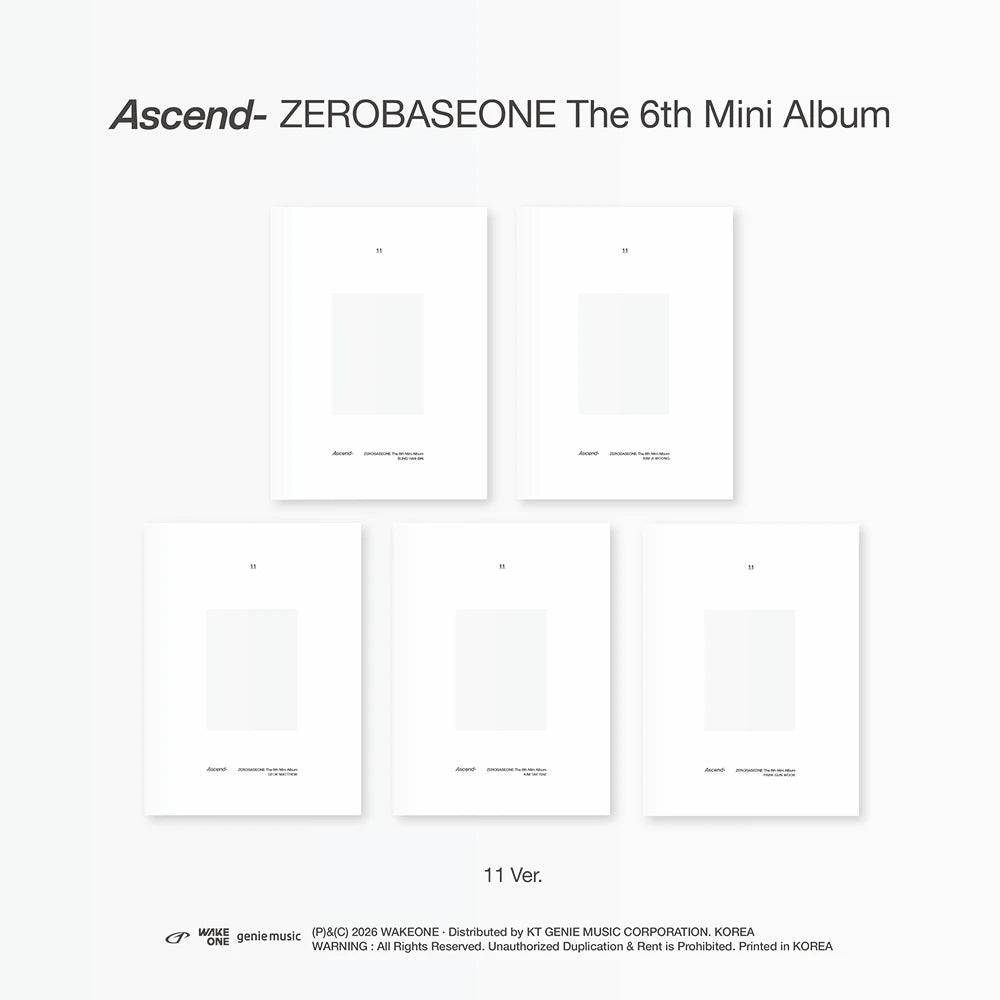 (PREVENTA) ZEROBASEONE - The 6th Mini Album [Ascend-] + APPLEMUSIC GIFT