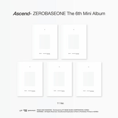 (PREVENTA) ZEROBASEONE - The 6th Mini Album [Ascend-] + APPLEMUSIC GIFT