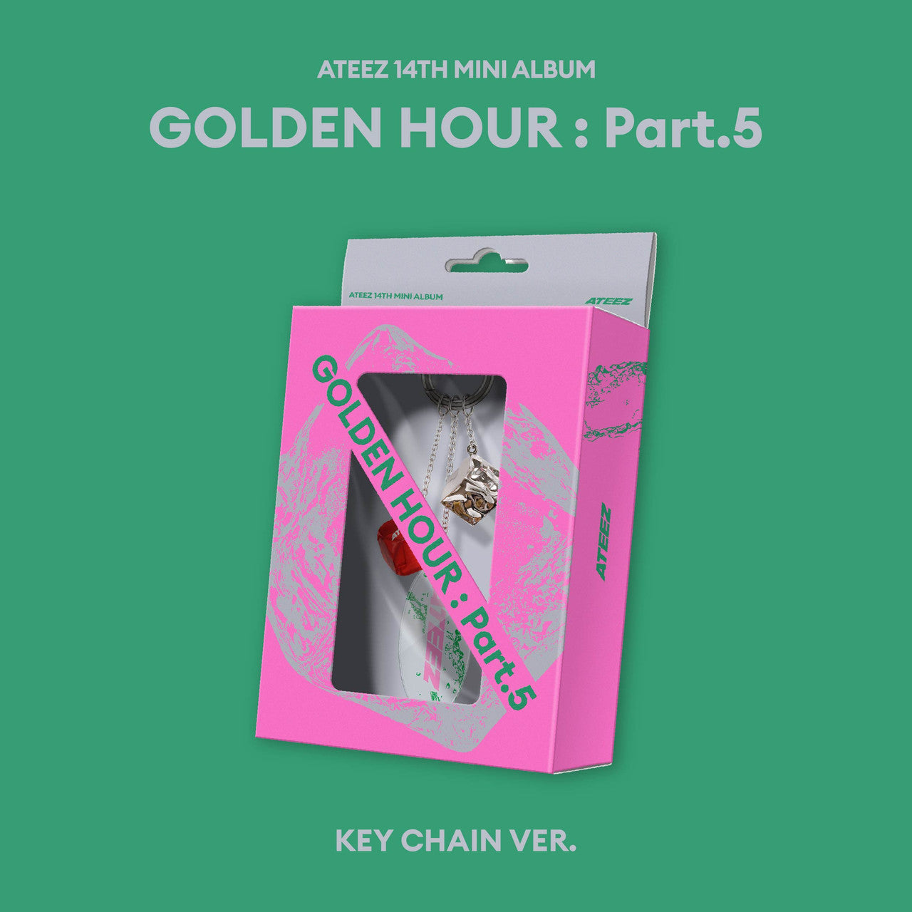 (PREVENTA) ATEEZ - 14th mini album - GOLDEN HOUR: PART.5 (KEYCHAIN VER.)