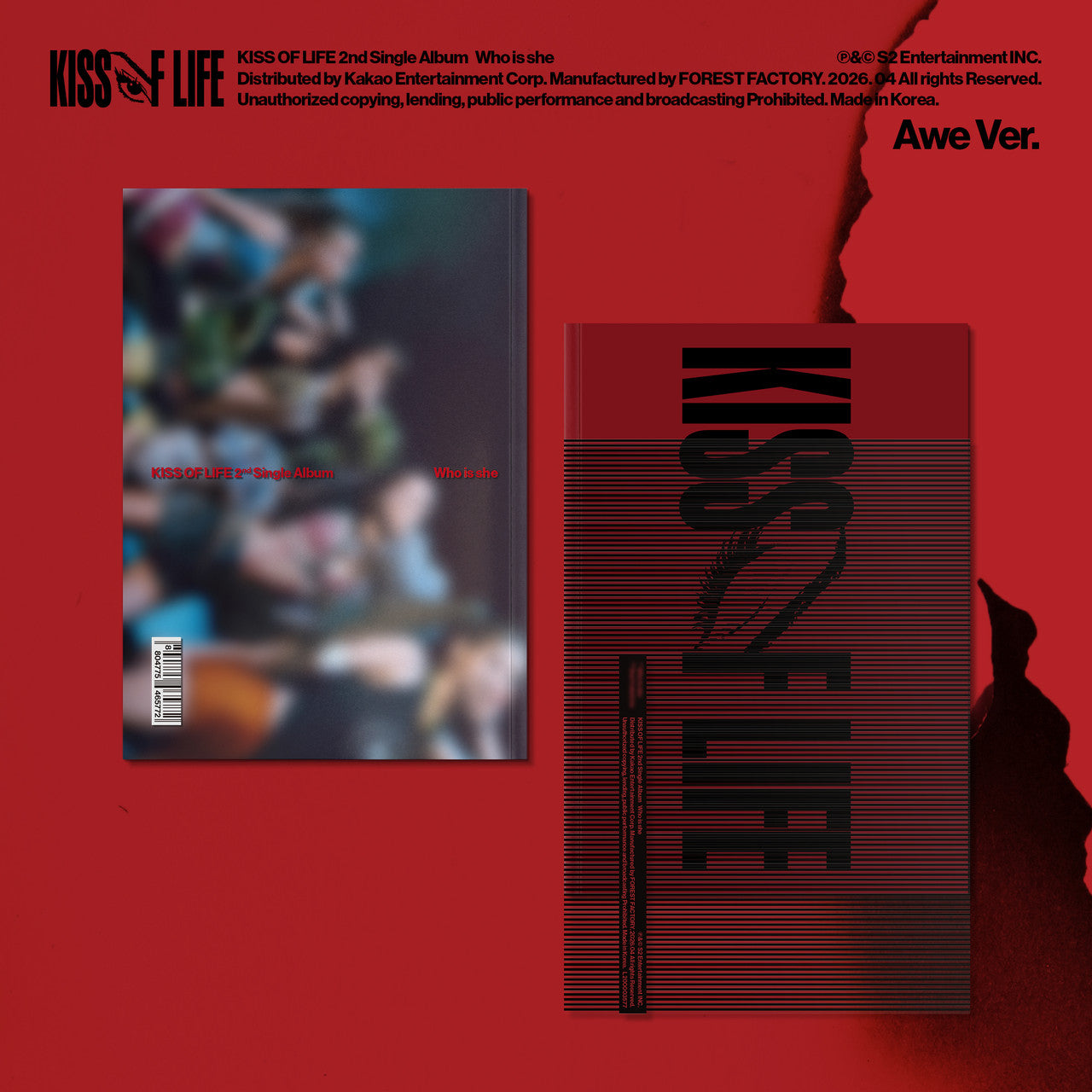 (PREVENTA) KISS OF LIFE - 2nd Single Album [Who is she]