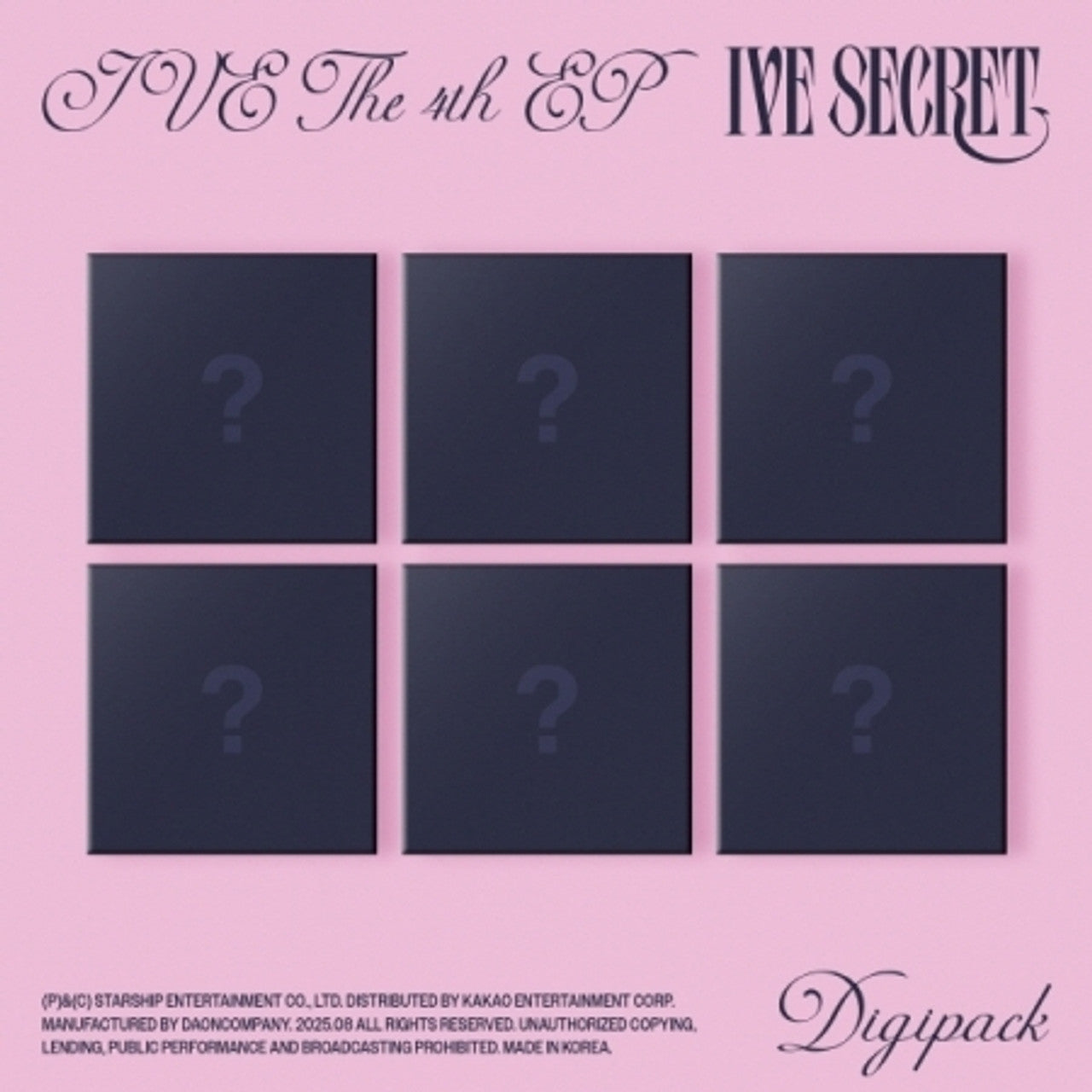 (PREVENTA) IVE - THE 4TH EP [IVE SECRET]