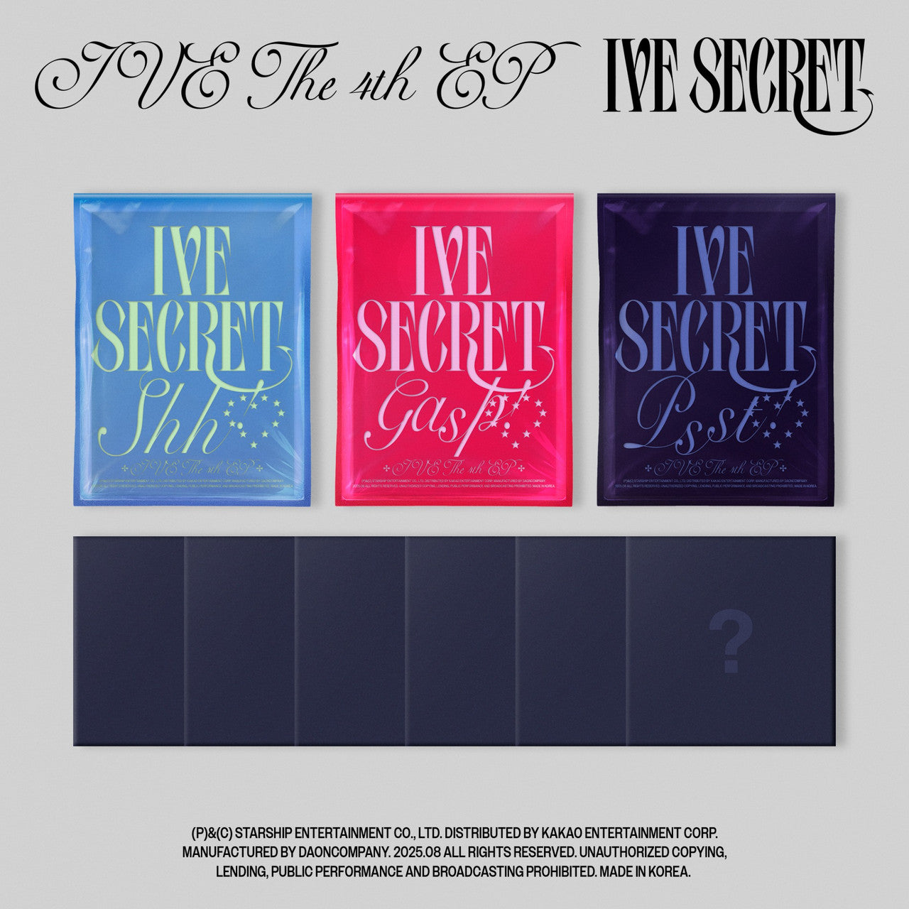 (PREVENTA) IVE - THE 4TH EP [IVE SECRET]