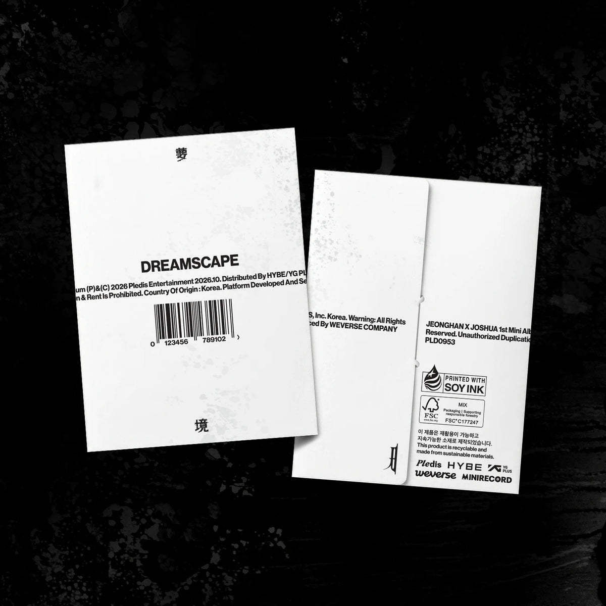 (PREVENTA) JEONGHANXJOSHUA (SEVENTEEN) - 1st Mini Album ‘DREAMSCAPE'