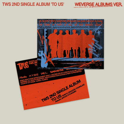 (PREVENTA) TWS - 2nd Single Album [TO US] + WEVERSE GIFT