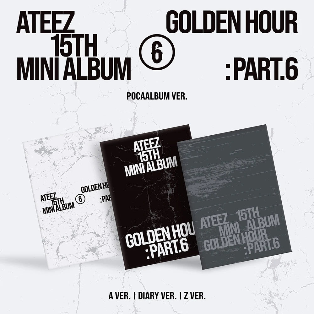 (PREVENTA) ATEEZ - 15TH MINI ALBUM [GOLDEN HOUR : Part.6]