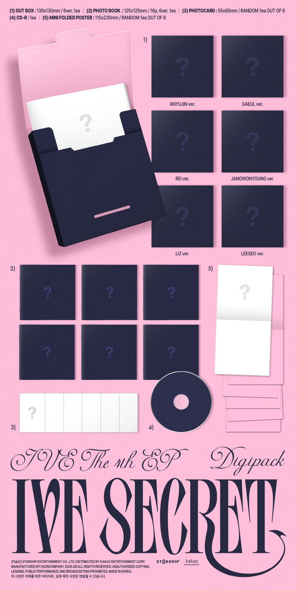 (PREVENTA) IVE - THE 4TH EP [IVE SECRET]