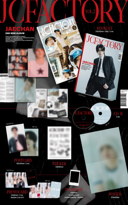 (PREVENTA) JAECHAN - 2nd MINI ALBUM [JCFACTORY VOL.2] + MAKESTAR GIFT