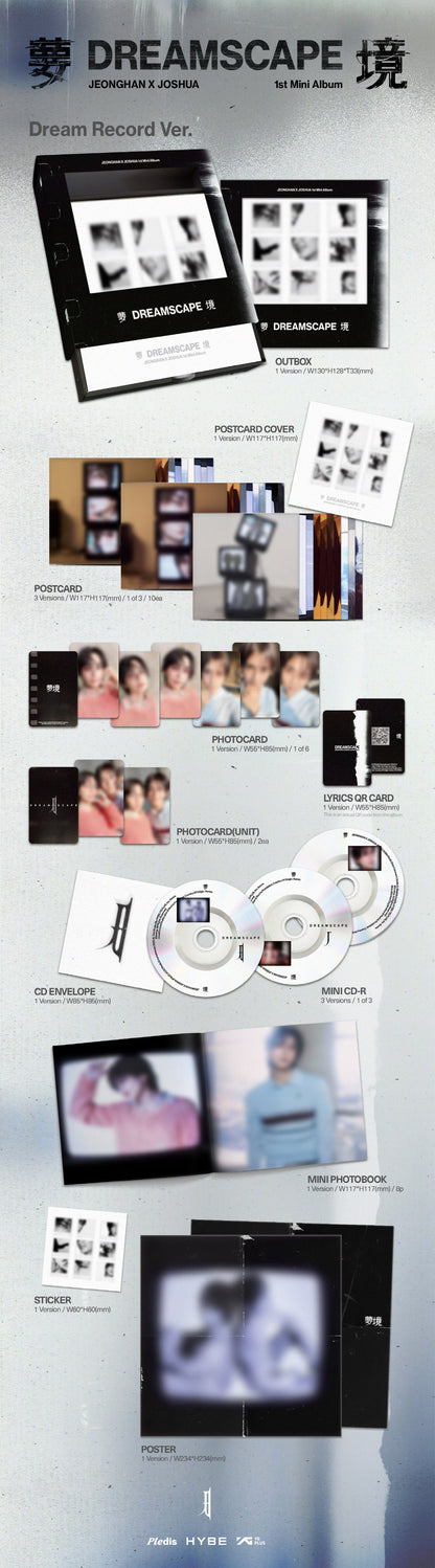 (PREVENTA) JEONGHANXJOSHUA (SEVENTEEN) - 1st Mini Album ‘DREAMSCAPE'