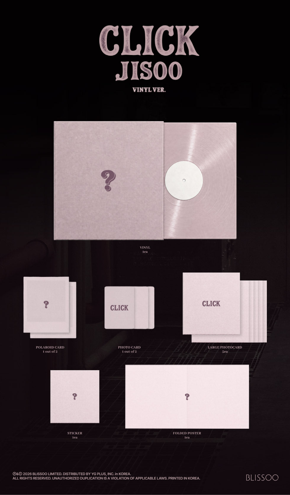 (PREVENTA) JISOO - Single Album [CLICK]