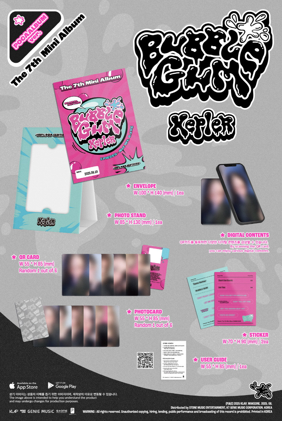 (PREVENTA) Kep1er - The 7th Mini Album [BUBBLE GUM]