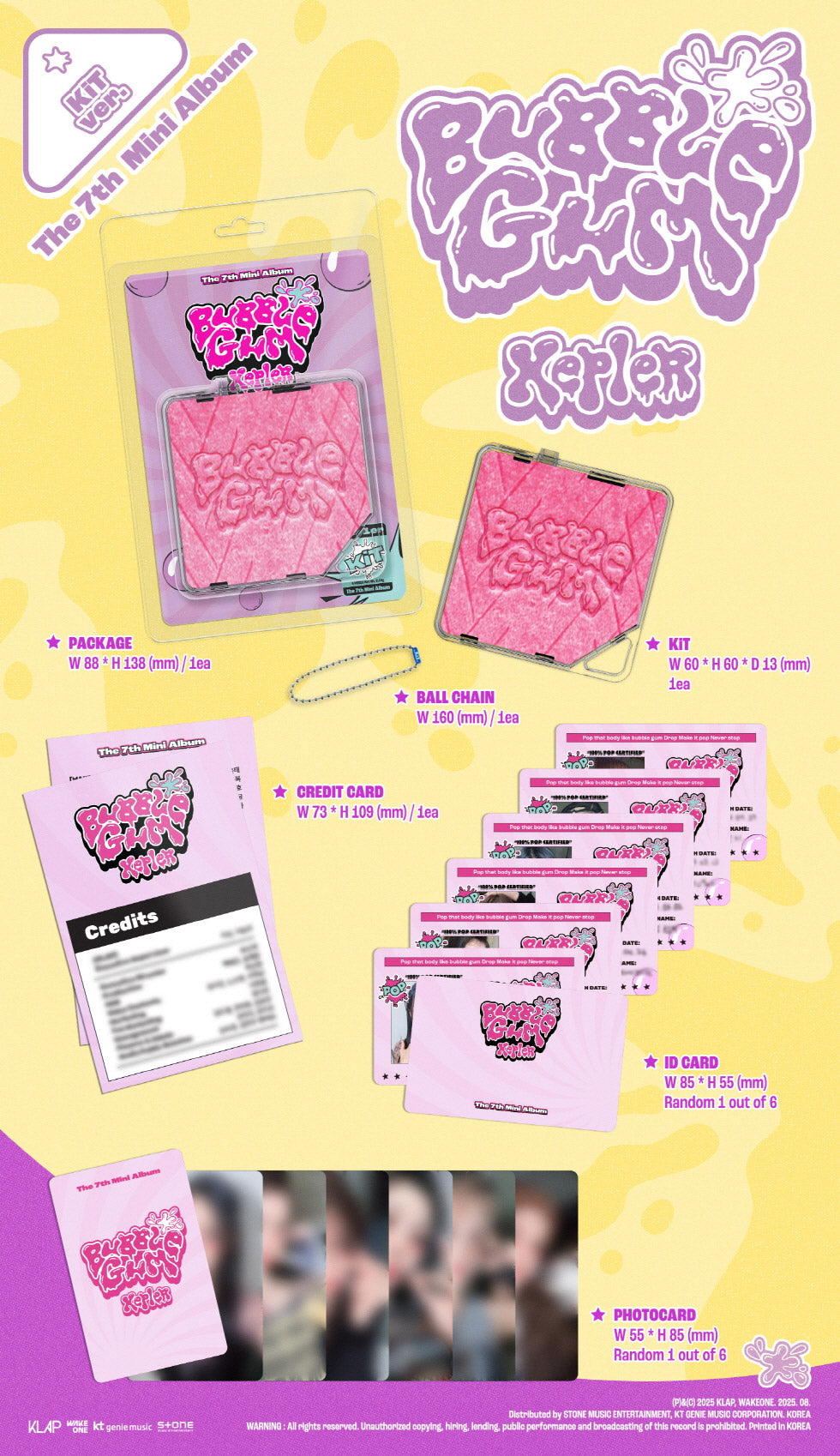 (PREVENTA) Kep1er - The 7th Mini Album [BUBBLE GUM]