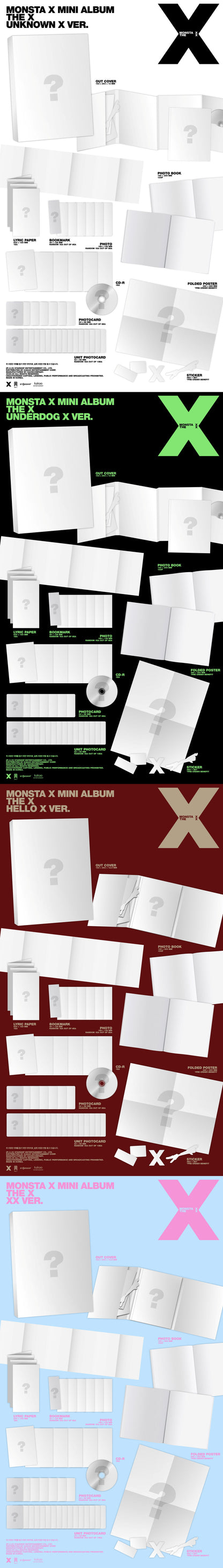 (PREVENTA) MONSTA X - 13TH MINI ALBUM [THE X] + STARSHIP GIFT