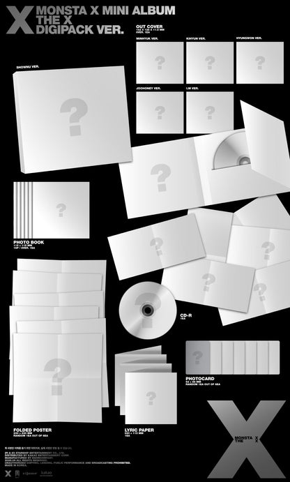 (PREVENTA) MONSTA X - 13TH MINI ALBUM [THE X] + STARSHIP GIFT