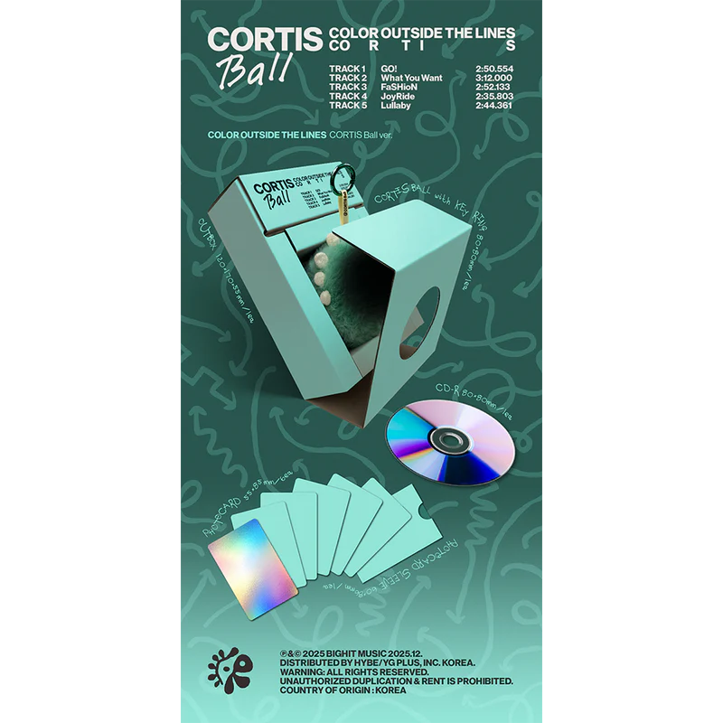PREVENTA) CORTIS - COLOR OUTSIDE THE LINES (CORTIS Ball ver.) – K