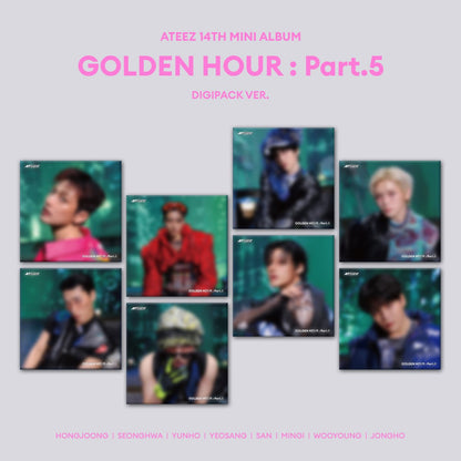 (PREVENTA) ATEEZ - 14th mini album - GOLDEN HOUR: PART.5