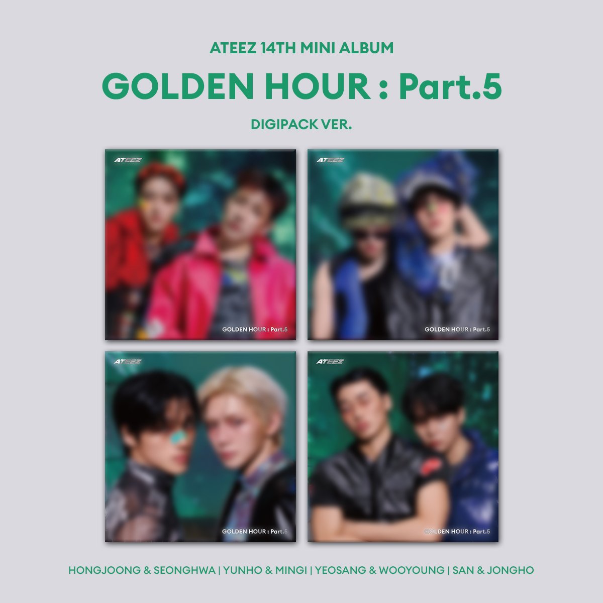 (PREVENTA) ATEEZ - 14th mini album - GOLDEN HOUR: PART.5