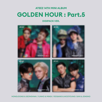 (PREVENTA) ATEEZ - 14th mini album - GOLDEN HOUR: PART.5
