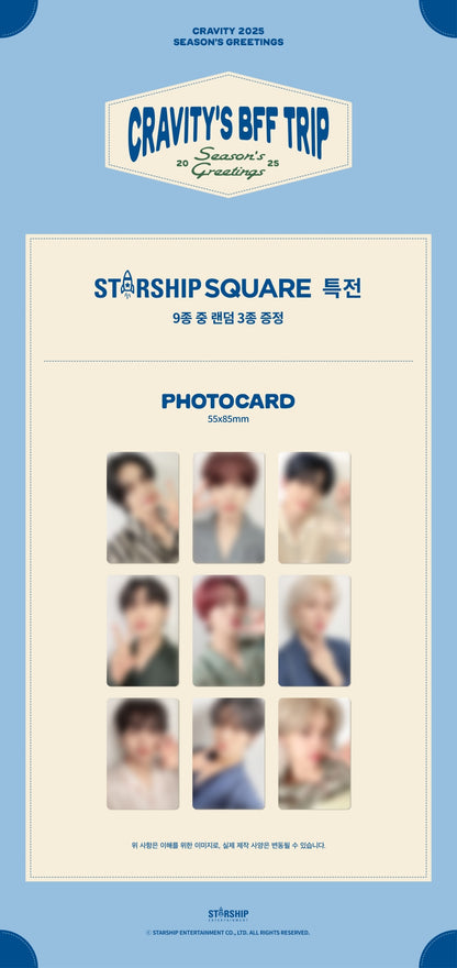 STARSHIP (MONSTA X, IVE, CRAVITY) - 2025 SEASON'S GREETINGS + STARSHIP GIFT