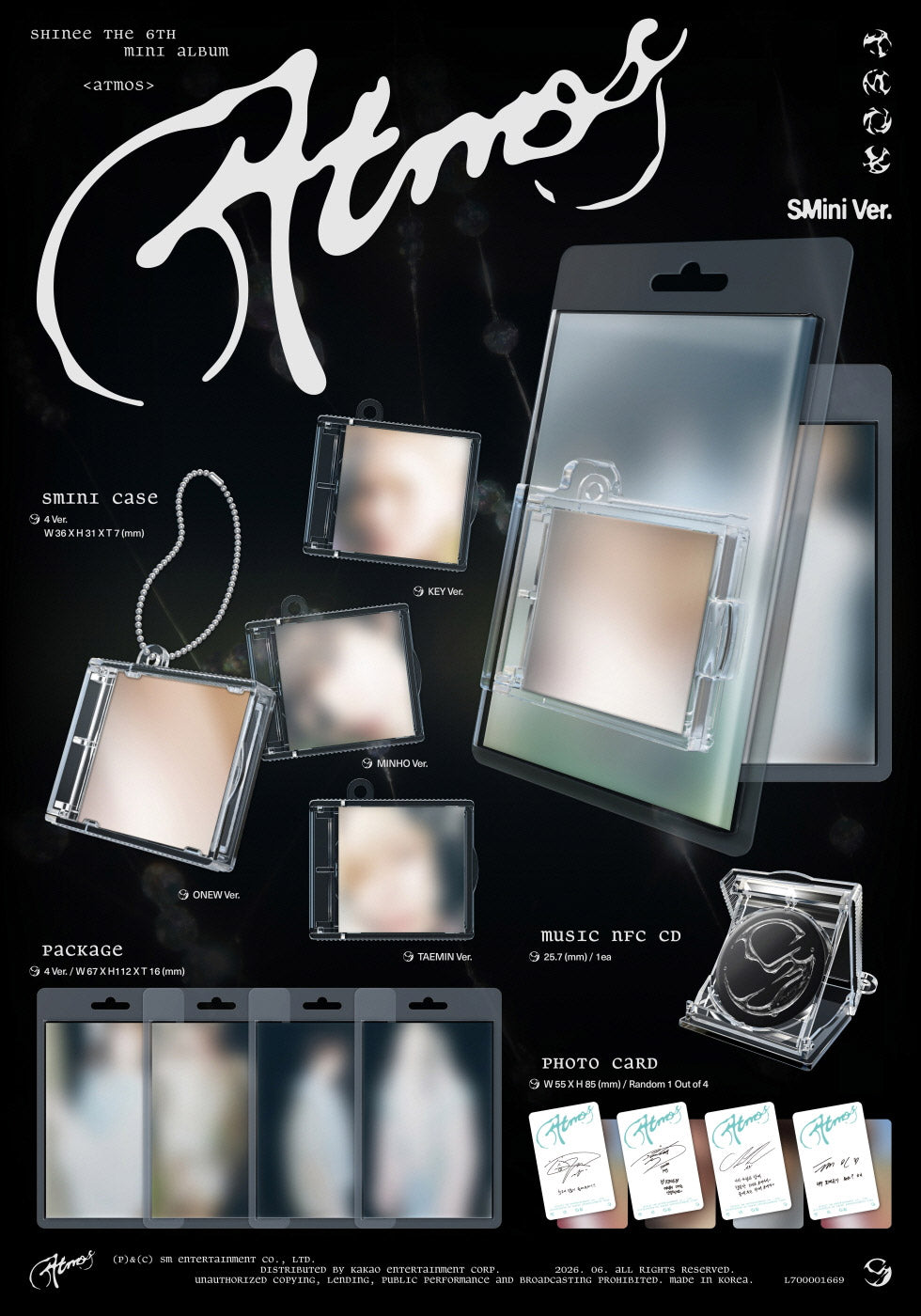 (PREVENTA) SHINee - 6TH MINI ALBUM [Atmos]