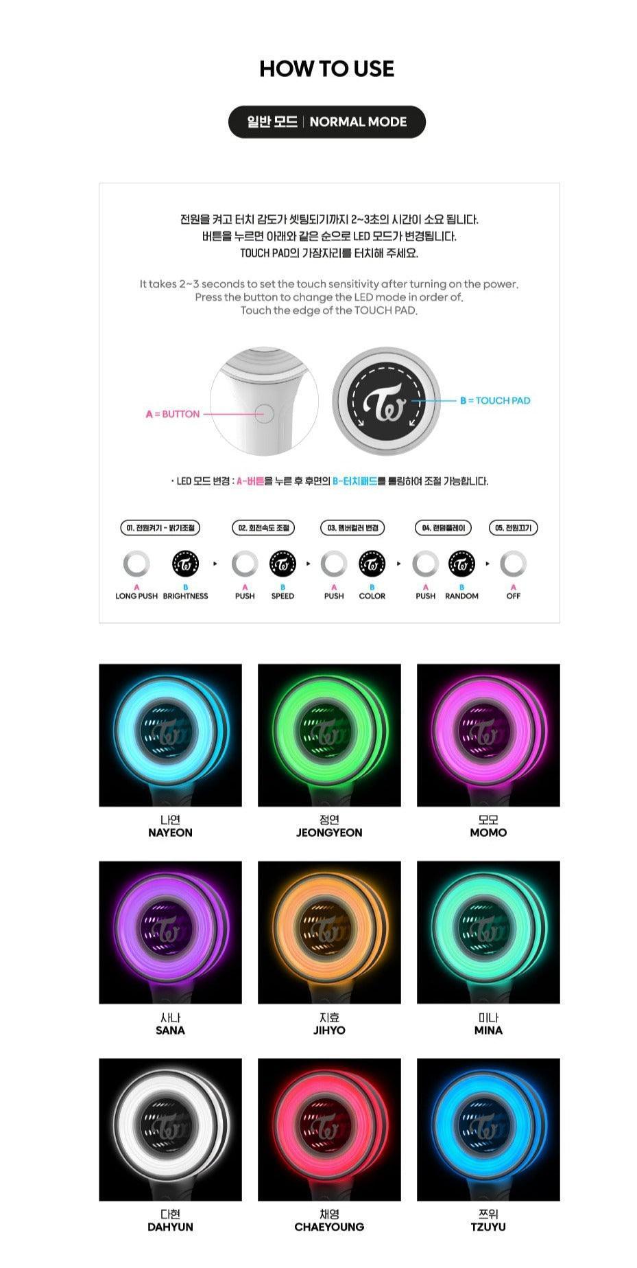 (SOBREPEDIDO) TWICE - OFFICIAL LIGHT STICK VER.3 - K-POP WORLD (7383452287111)