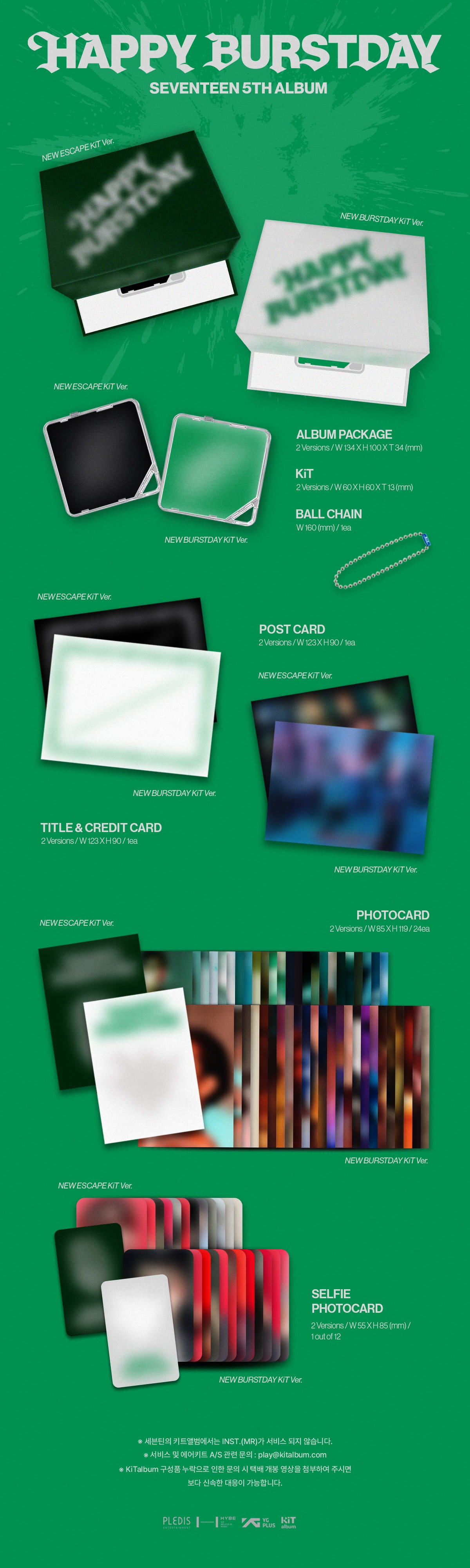 SEVENTEEN - 5th Album ‘HAPPY BURSTDAY’
