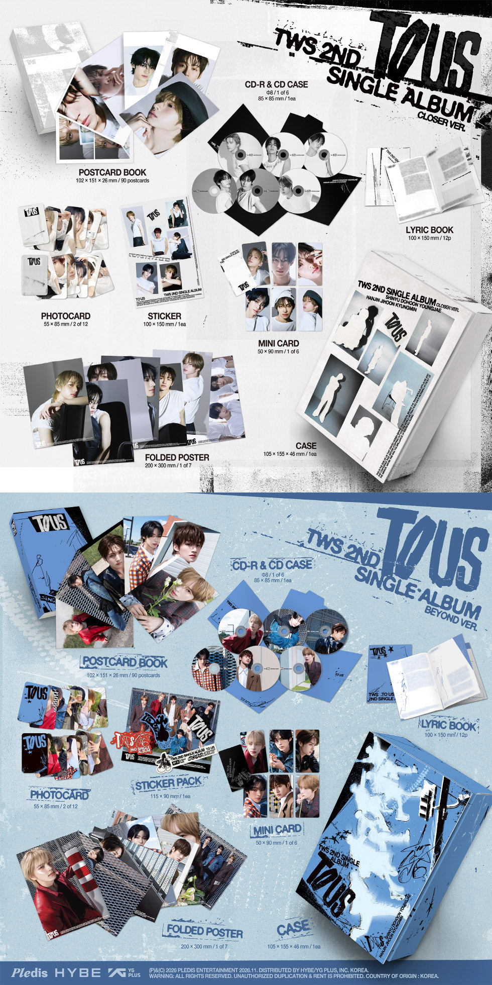 (PREVENTA) TWS - 2nd Single Album [TO US] + WEVERSE GIFT