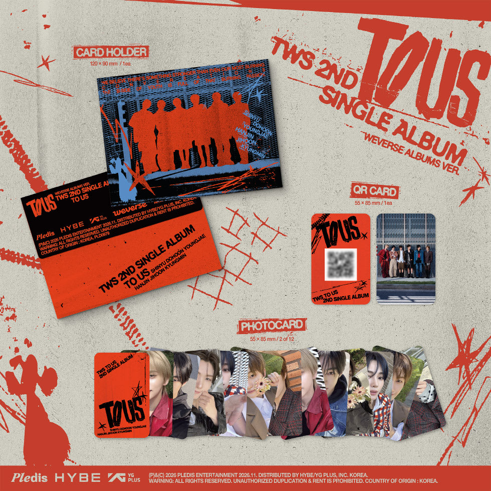 (PREVENTA) TWS - 2nd Single Album [TO US] + WEVERSE GIFT
