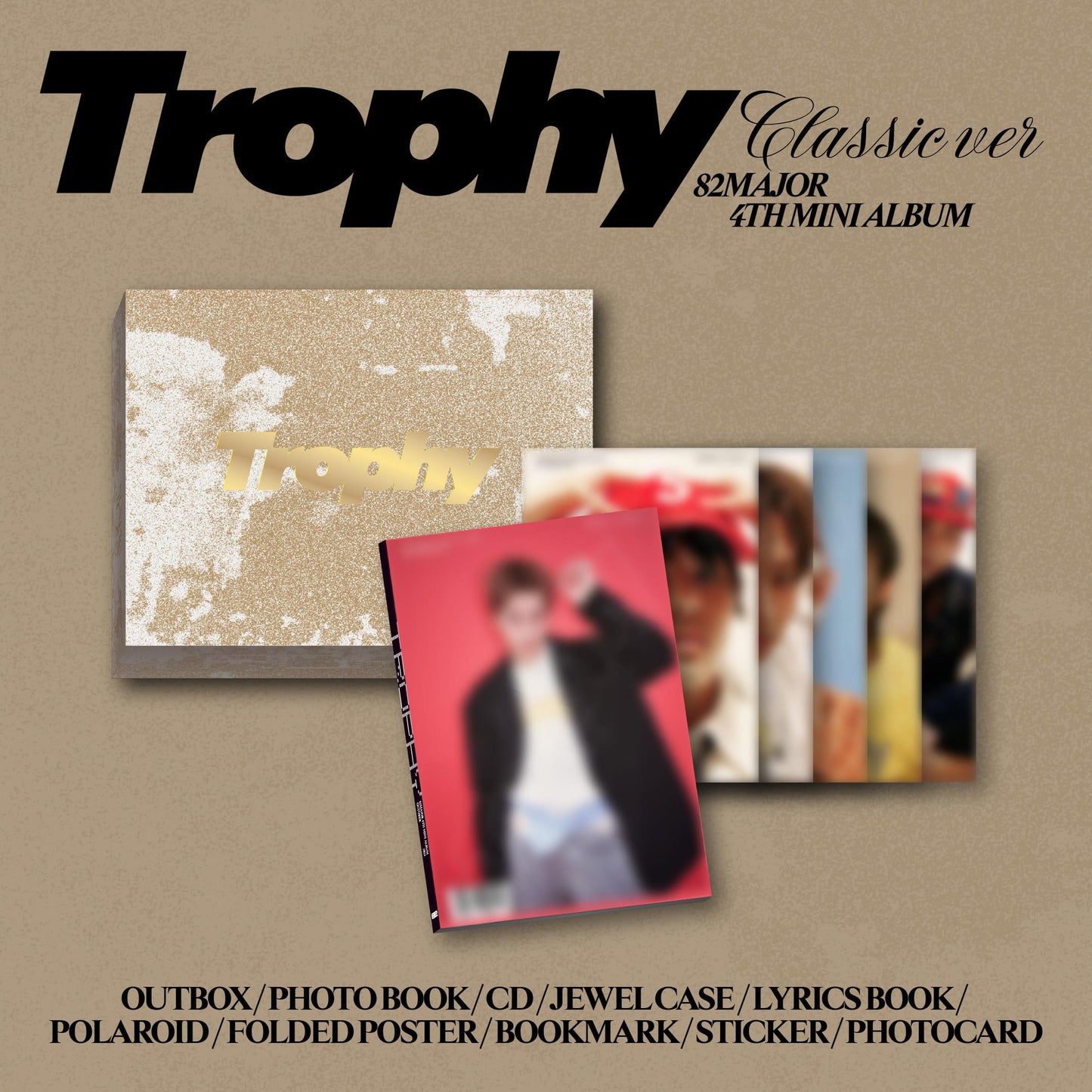 (PREVENTA) 82MAJOR - 4th Mini Album [Trophy] (Classic ver.)