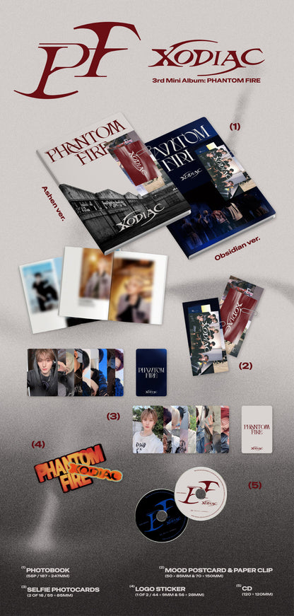 (PREVENTA) XODIAC - 3rd Mini Album - PHANTOM FIRE