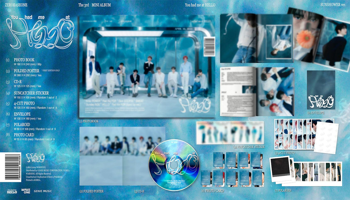 ZEROBASEONE - The 3rd Mini Album [You had me at HELLO] + MAKESTAR GIFT - K-POP WORLD