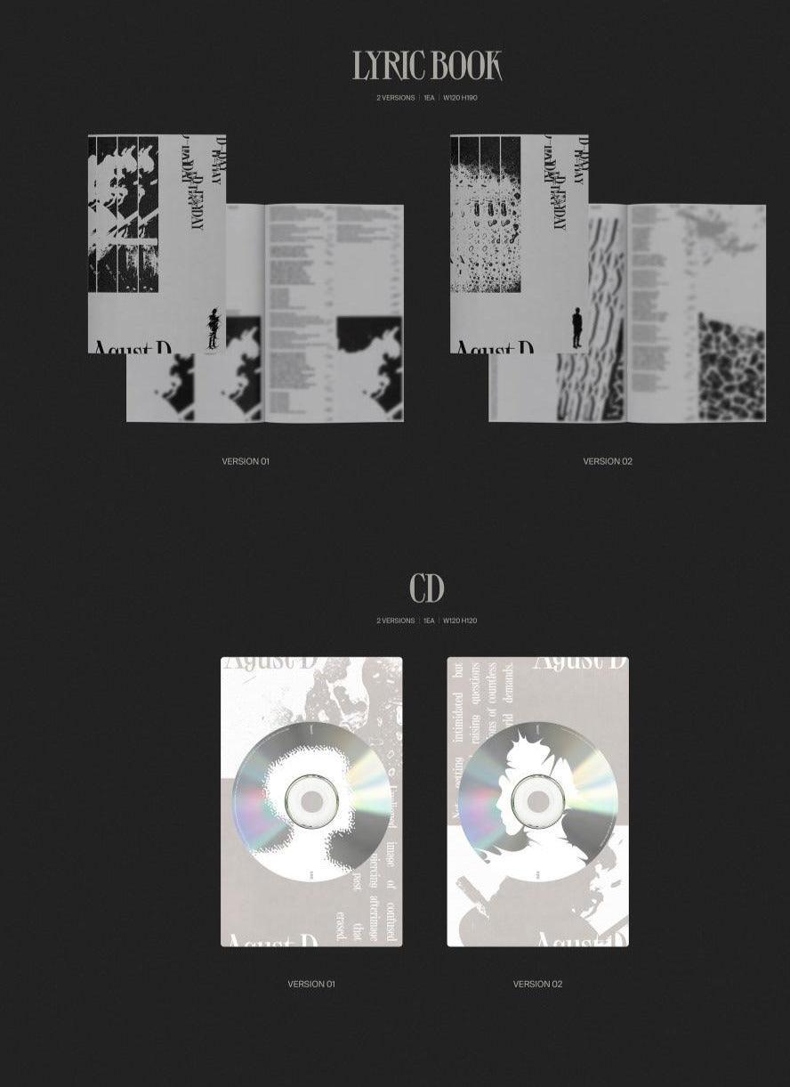 AGUST D - D-DAY ALBUM - K-POP WORLD (7388324626567)