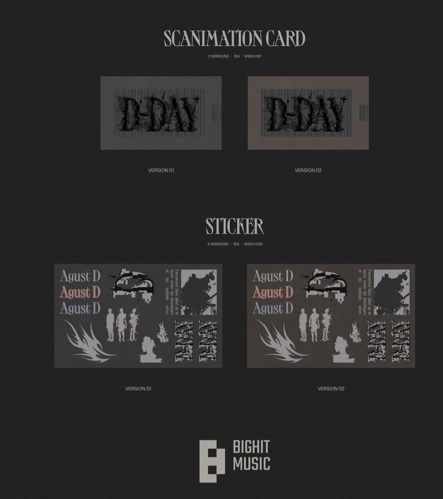 AGUST D - D-DAY ALBUM - K-POP WORLD (7388324626567)