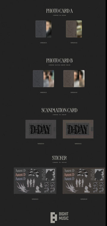 Agust D (SUGA of BTS) - D-DAY (Target Exclusive, CD) – K-POP WORLD