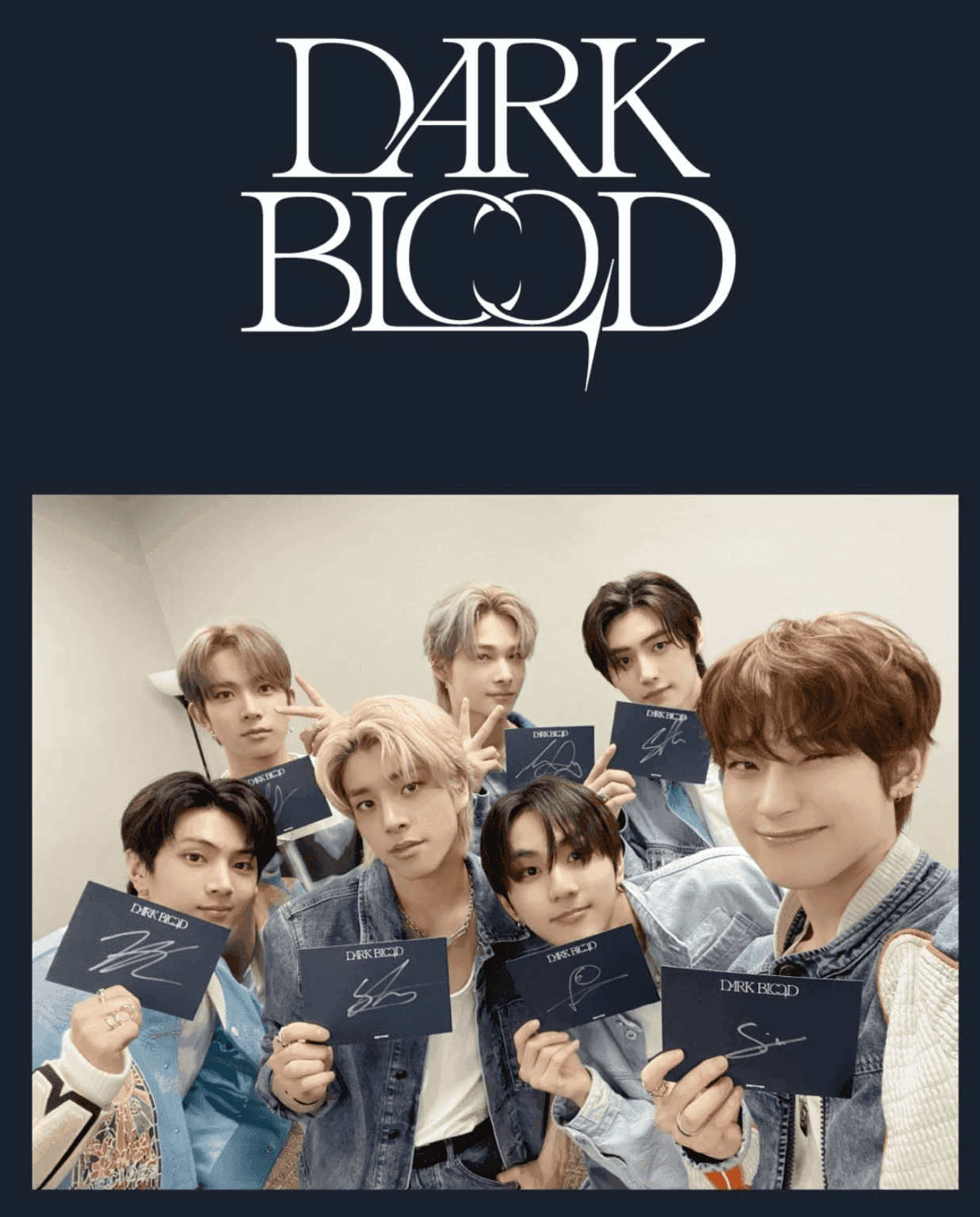 [AUTOGRAFIADO] ENHYPEN - DARK BLOOD + POSTAL AUTOGRAFIADA - K-POP WORLD (7392648102023)